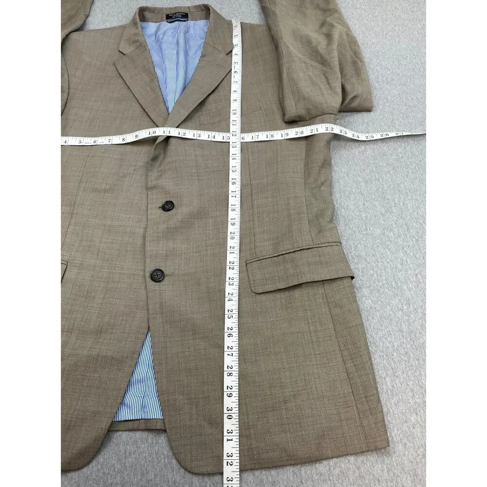 Tommy Hilfiger Blazer‎ Mens 44R Hopsack 100% Wool 2-Button Single Breast Lined